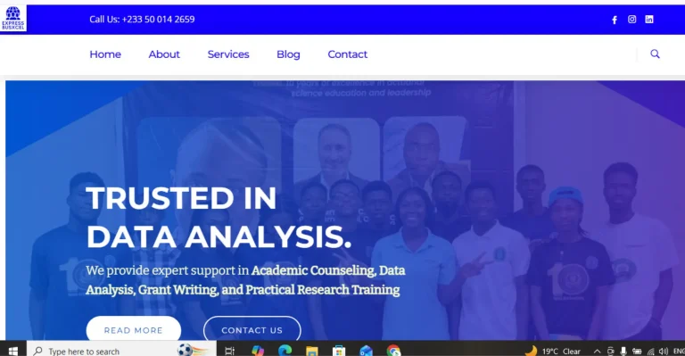 How to Create a Professional Business Website in Ghana
